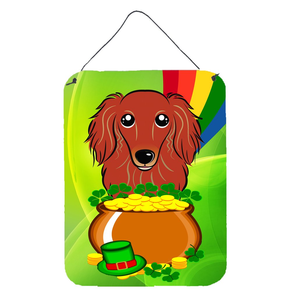 St. Patricks Day Design with Dog Wall or Door Hanging Prints