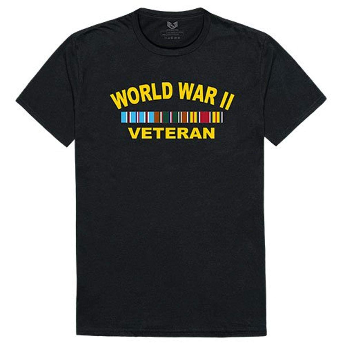 Relaxed Graphic Ts,WW II Vet,Black, S