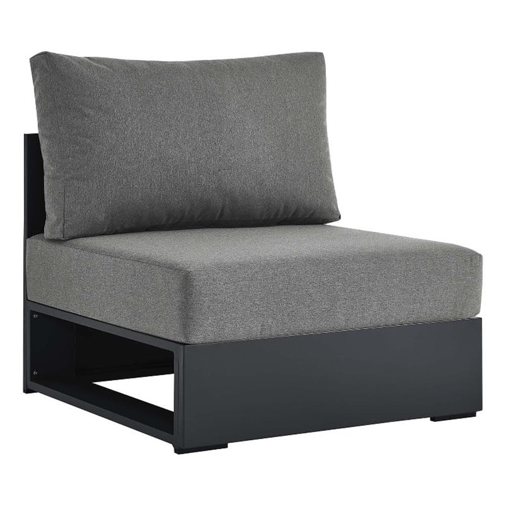 Tahoe Outdoor Patio Powder-Coated Aluminum Modular Armless Chair