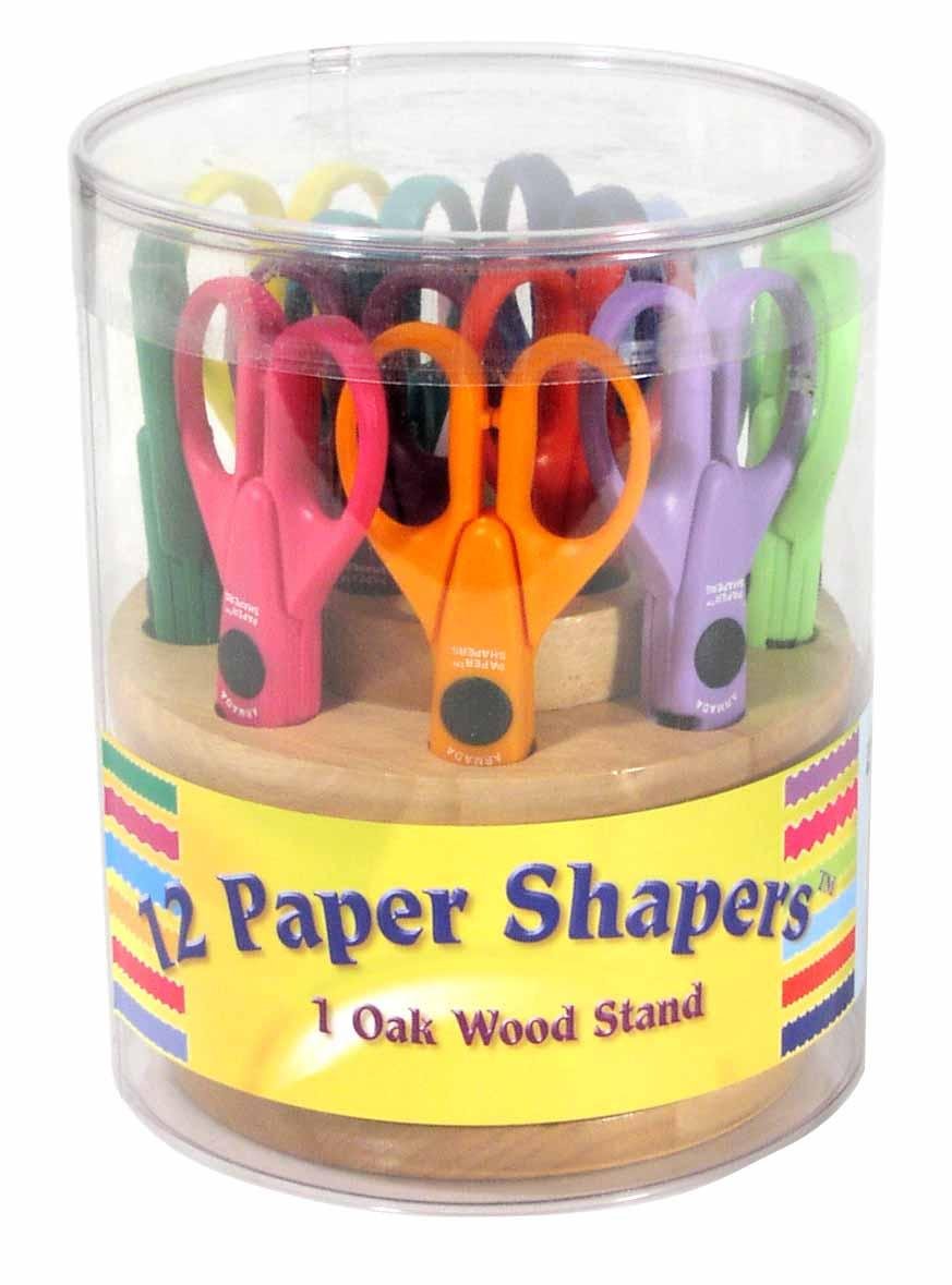 Paper Shapers in Oak Stand (12 Piece Set)