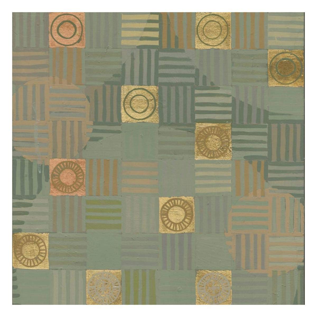 August Evening III -Paper Art-26x26”