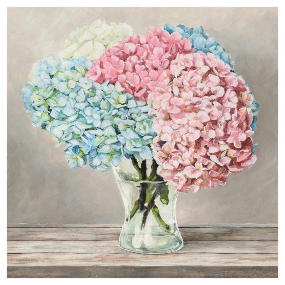 Fleurs et Vases Blanc II-Paper Art-42x42”