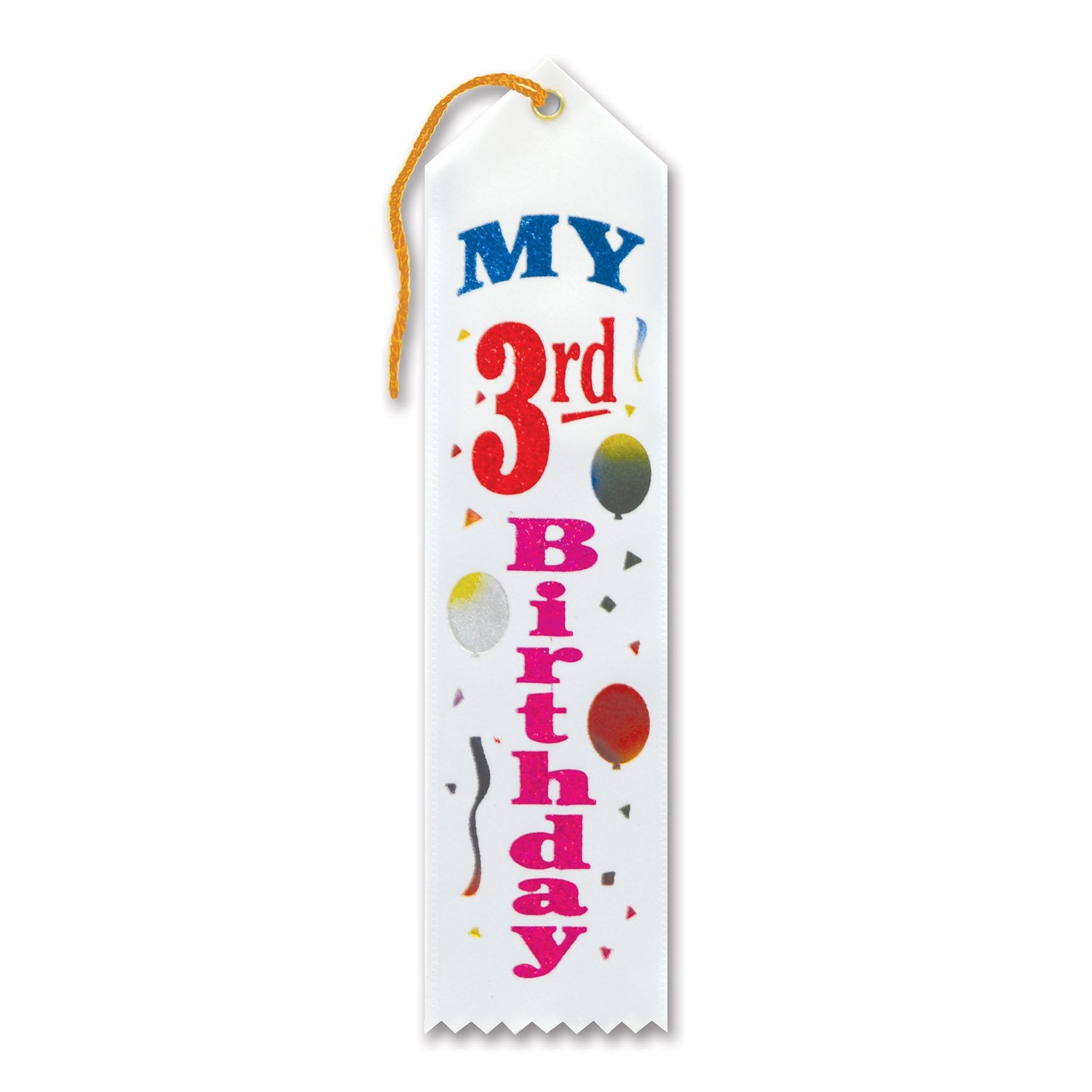 My 3rd Birthday Award Ribbon