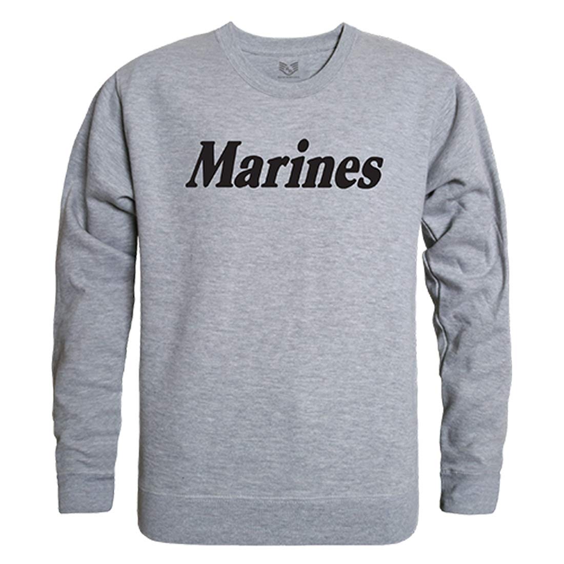Graphic Crewneck, Marines, H.Grey, XL