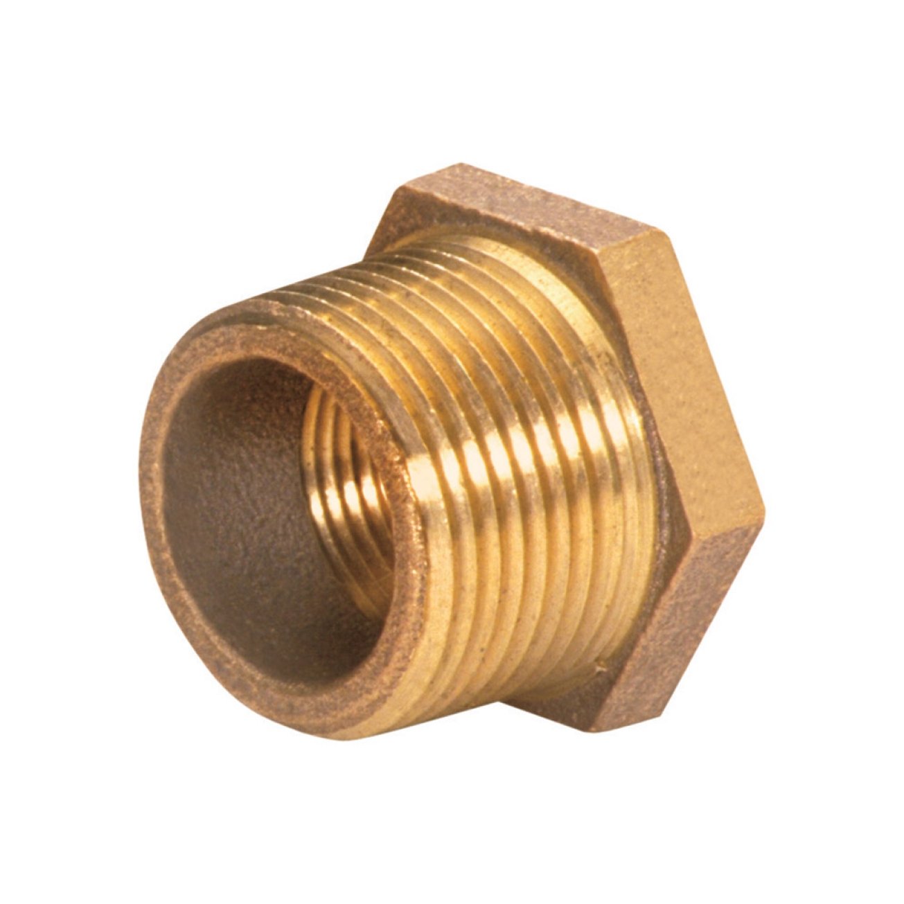 Jmf 12 In. Mpt X 38 In. Dia. Fpt Brass Hex Bushing
