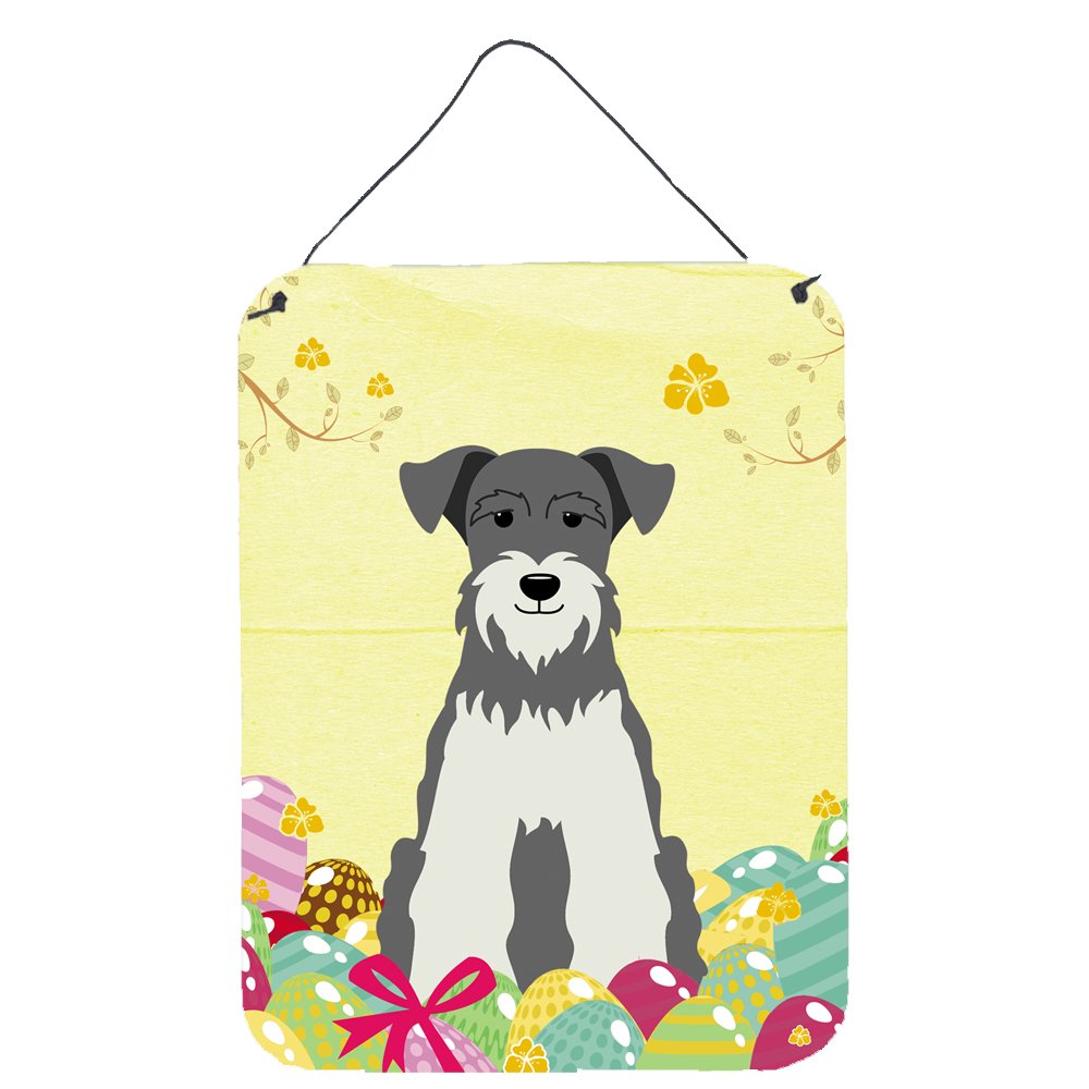 Easter Eggs Design with Dog Wall or Door Hanging Prints