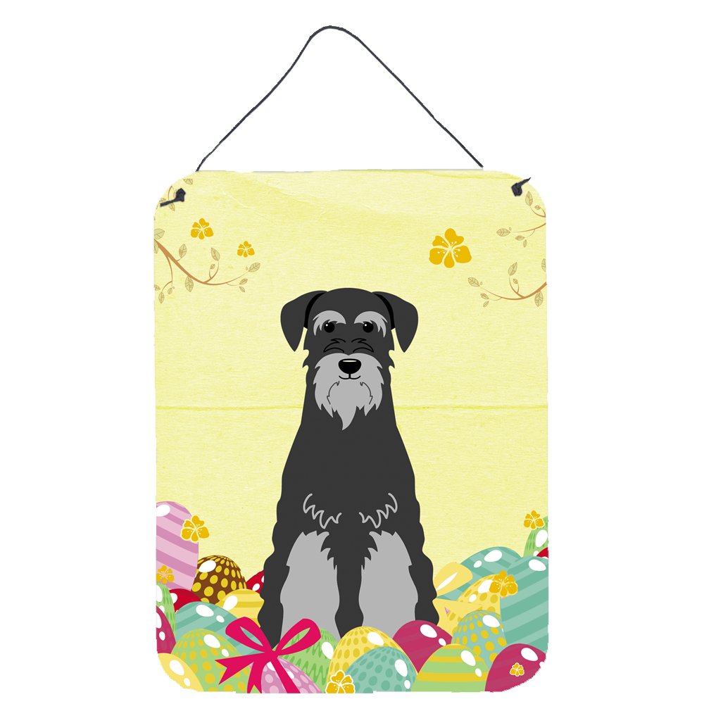 Easter Eggs Design with Dog Wall or Door Hanging Prints