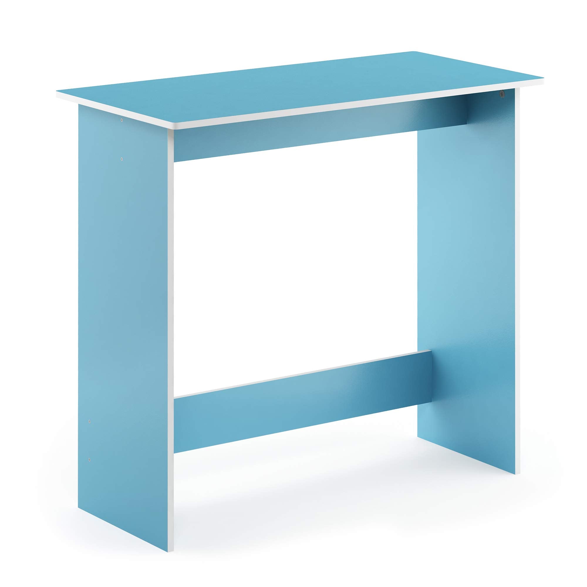 Furinno 14035 Simplistic Study Table, Light Blue/White