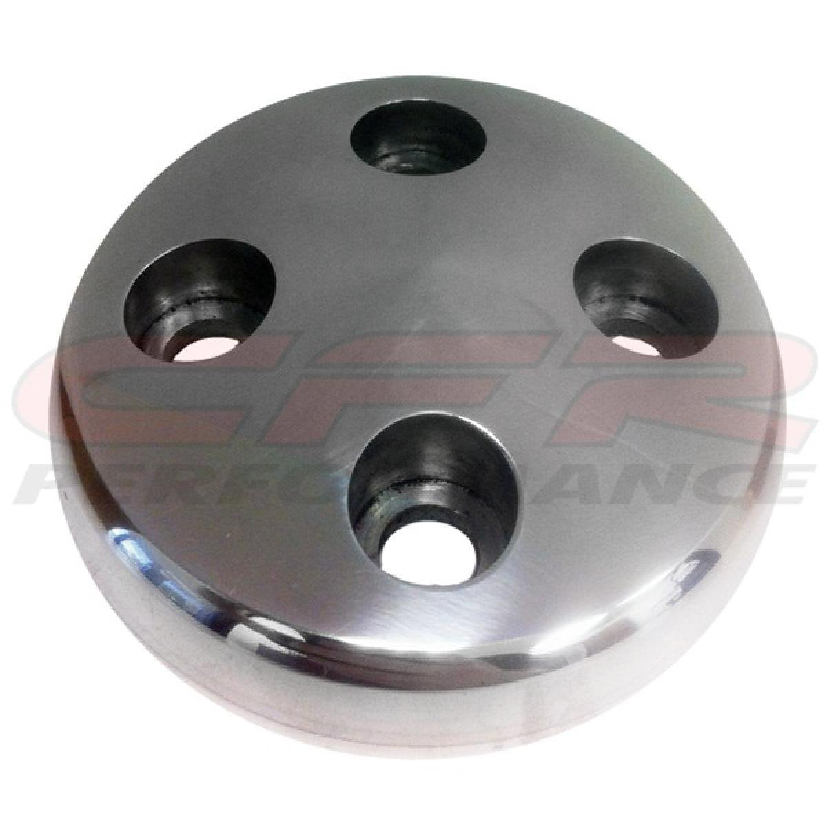 ALUMINUM WATER PUMP PULLEY NOSE Compatible/Replacement for GM CHEVY SB 283-350 SWP - POLISHED