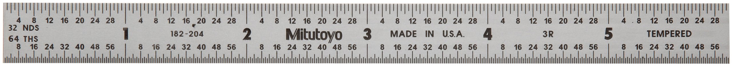 Steel Rule, 6 In, 3R, 1/2 In W, Flex