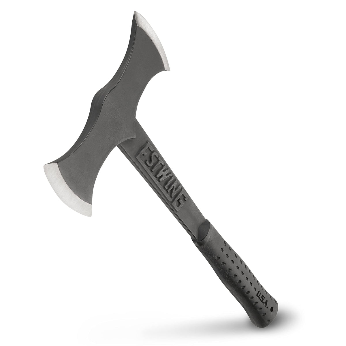 Estwing Double Bit Axe - 38 Oz Wood Spitting Tool With Forged Steel Construction & Shock Reduction Grip - Ebdba
