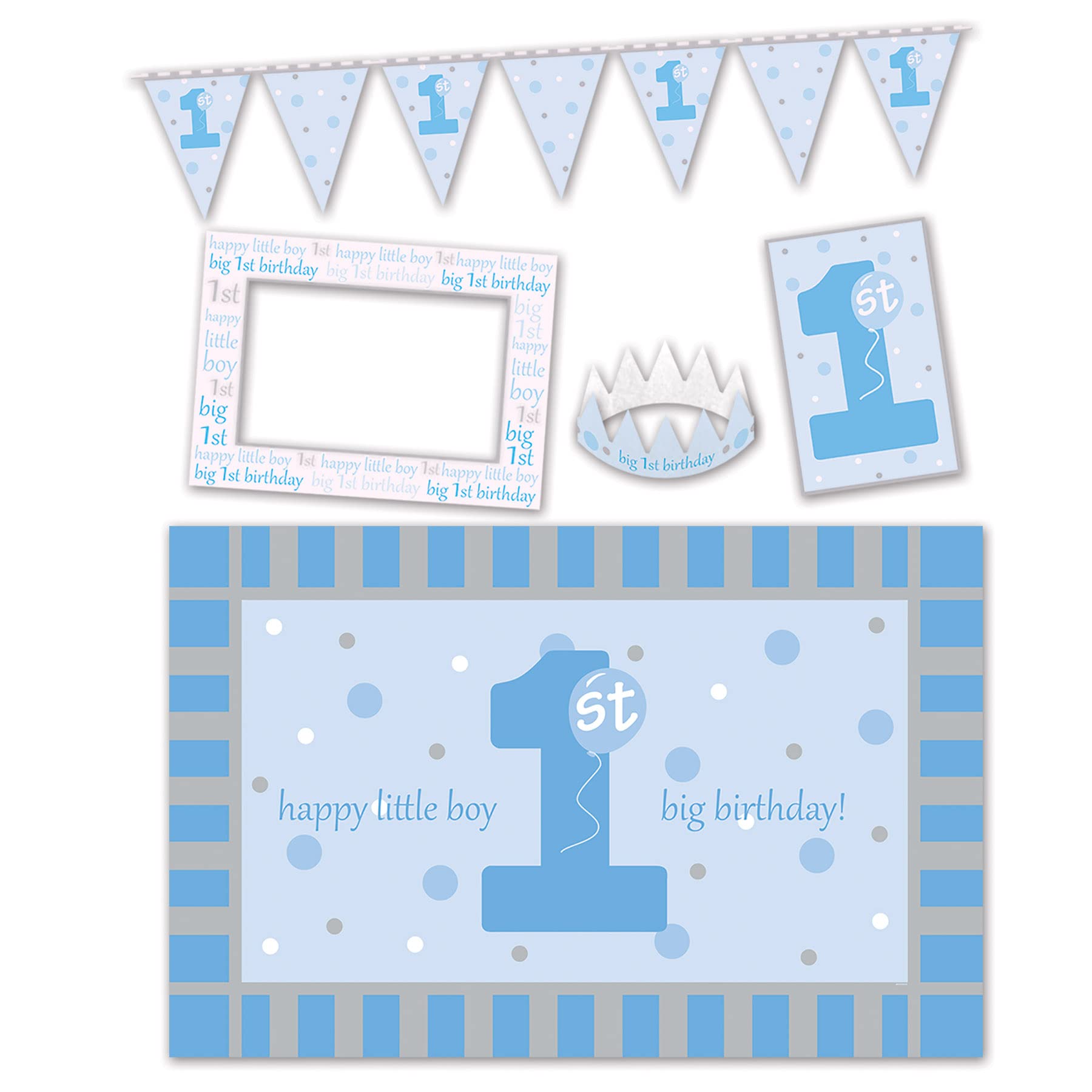 1st Birthday High Chair Decorating Kit