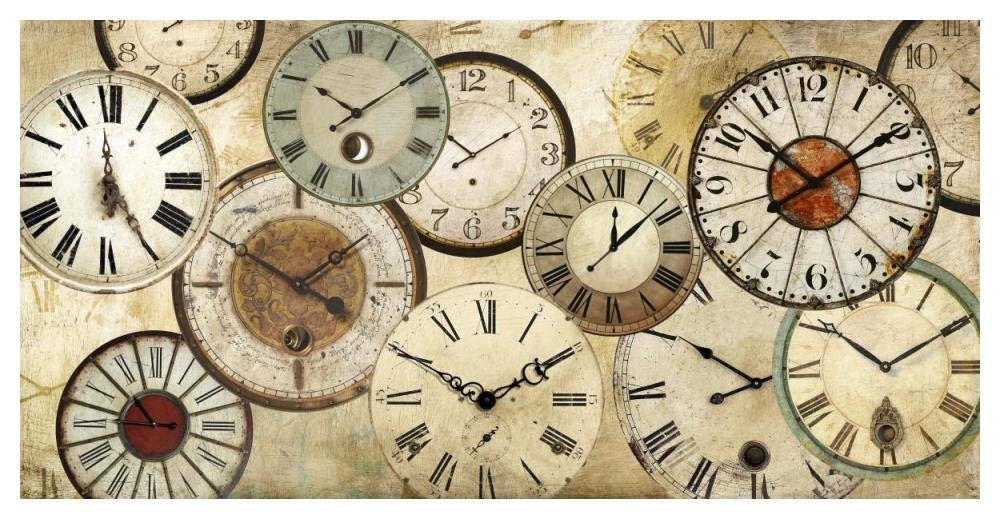Timepieces-Paper Art-50x26”