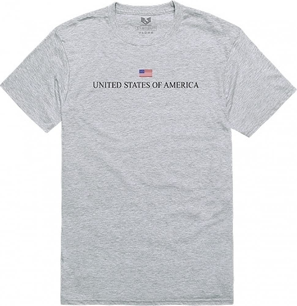 Relaxed Graphic Tee, USA, H.Grey, XL