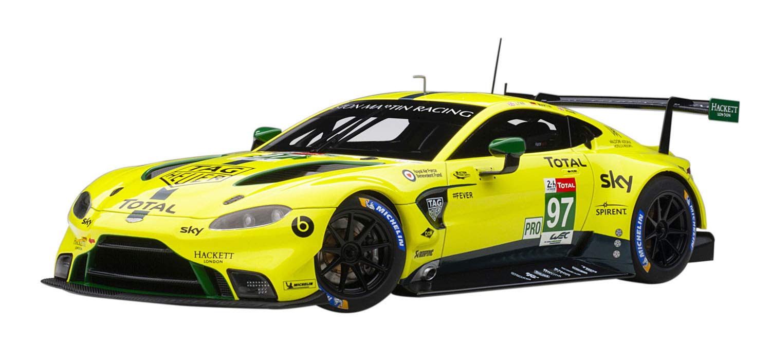 Aston Martin 2018 Vantage Gte #97 Lynn - Martin - Adam Le Mans Pro 1/18 Model Car By Autoart 81809
