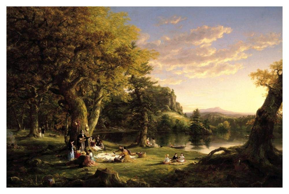 The Pic-Nic, 1846-Paper Art-46x31”