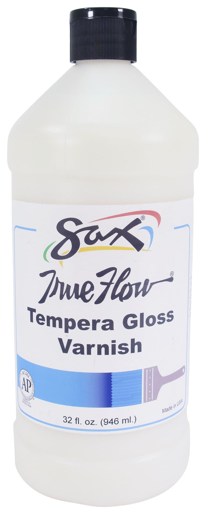 Sax True Flow Tempera Varnish, Gloss Finish, 1 Quart