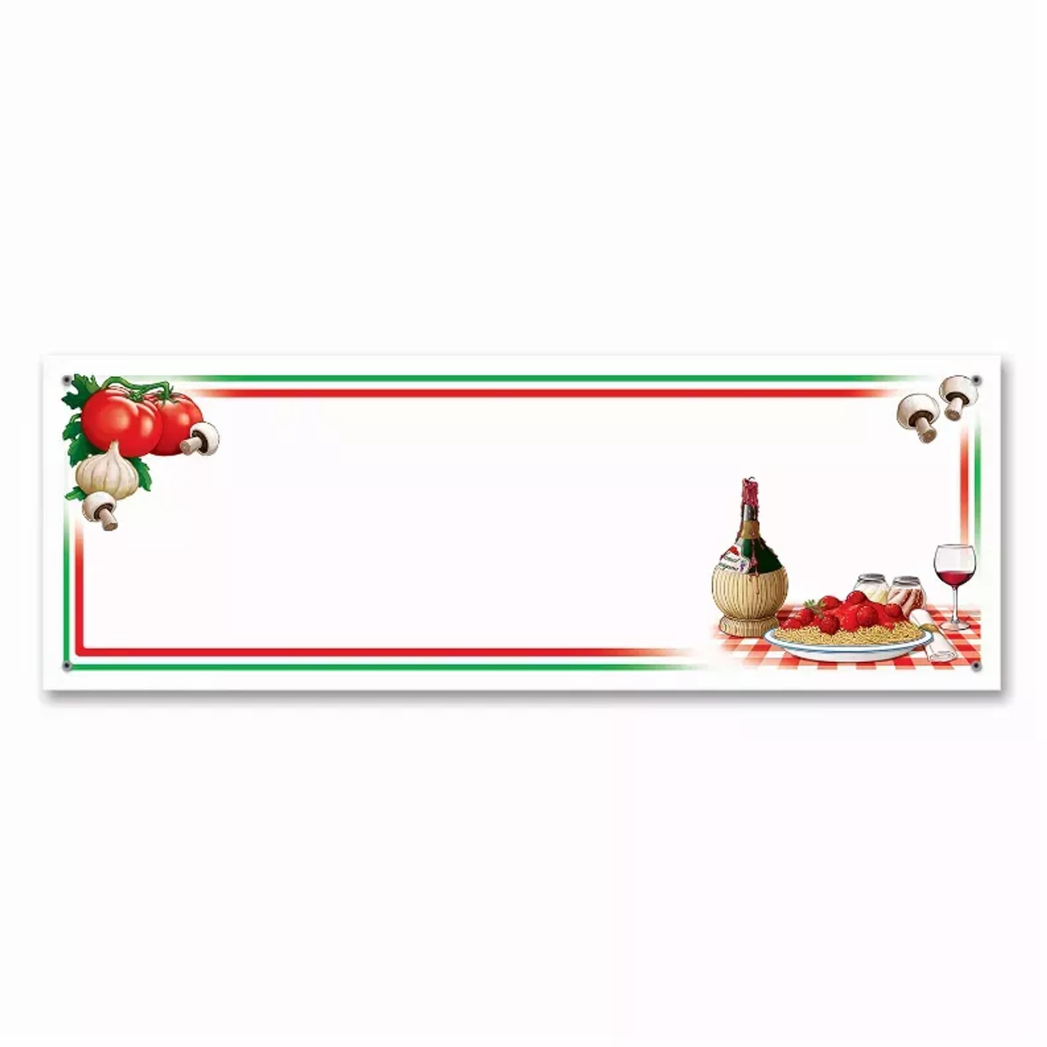 Italian Night Sign Banner (Pack of 12)