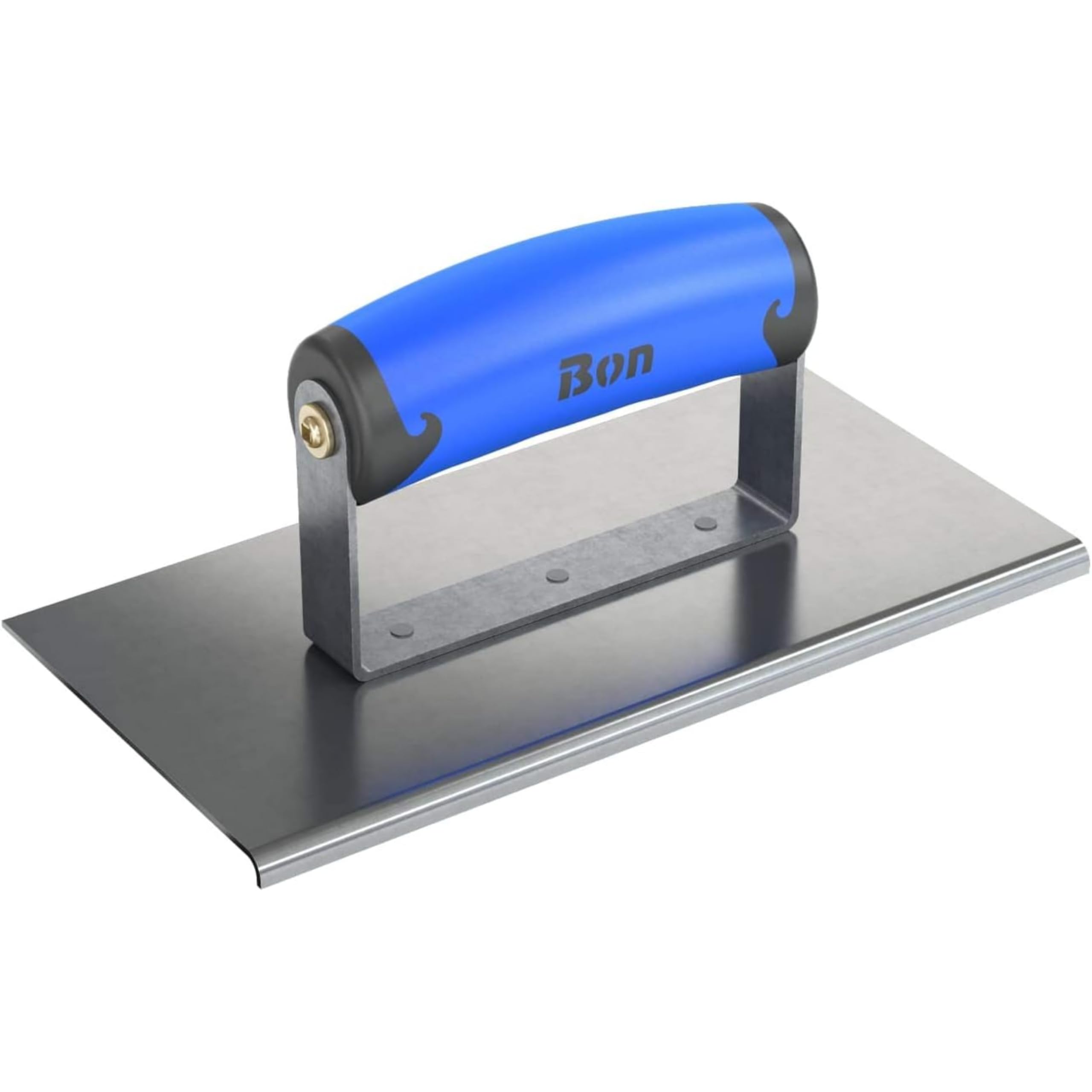 Bon 62-451 Edger - Stainless Steel 8-inch X 4-inch - 1/8-inch Radius X 1/4-inch Lip Comfort Grip Handle