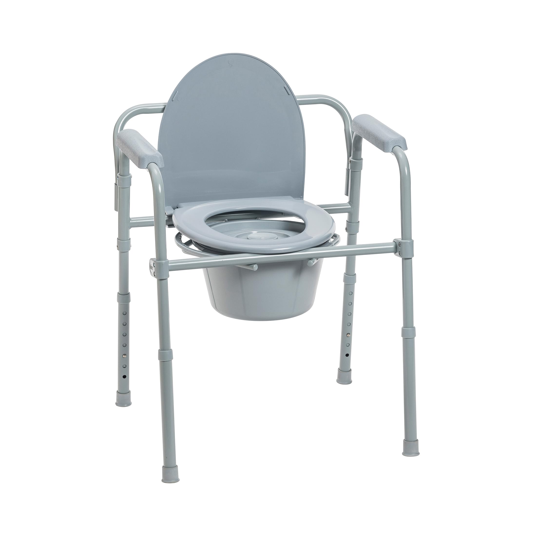 Steel Folding Bedside Commode