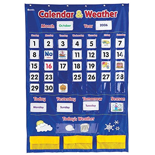 Learning Resources Calendar/Weather Pocket Chart