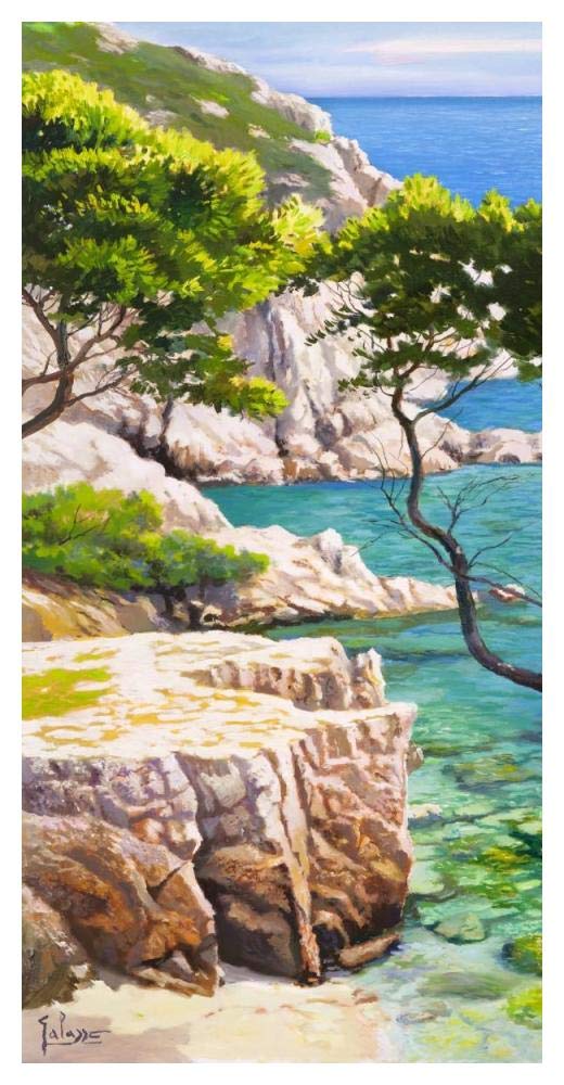 Lavandou I-Paper Art-26x50”