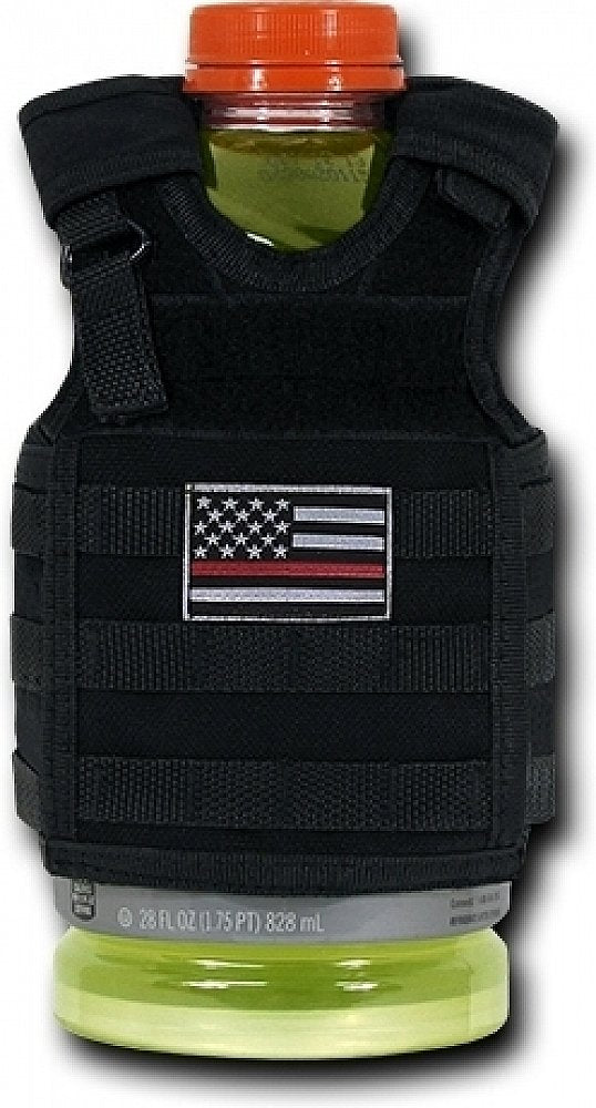 DLX Tactical Mini Vest,ThinRedLine,Black