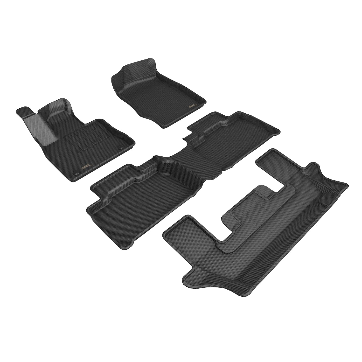3D MAXpider Compatible with FORD EXPLORER 2021-2026 BUCKET SEATS KAGU BLACK R1 R2 R3