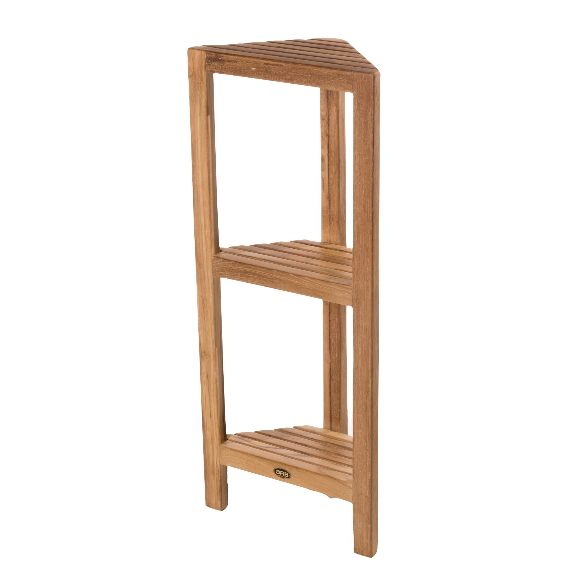 Fiji Teak Corner Shelf - 3-Tier