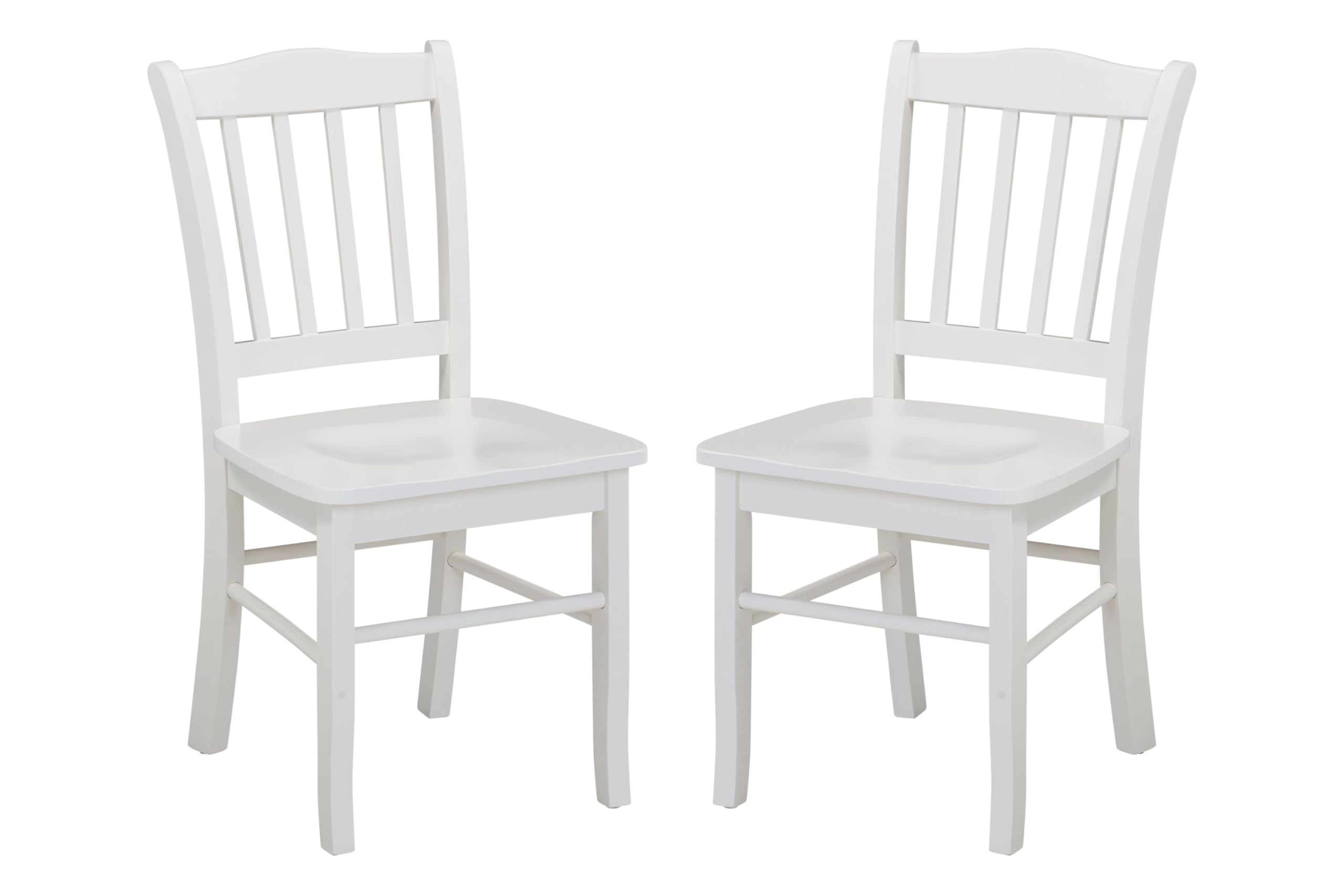 Shaker Dining Chairs, Set of 2 Cream Finish