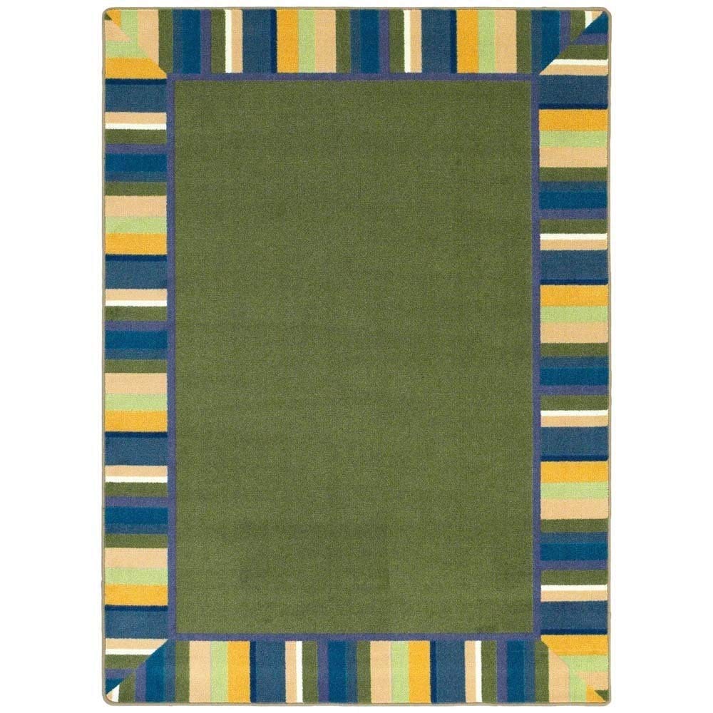 Clean Green 109 x 132??area rug in color Bold