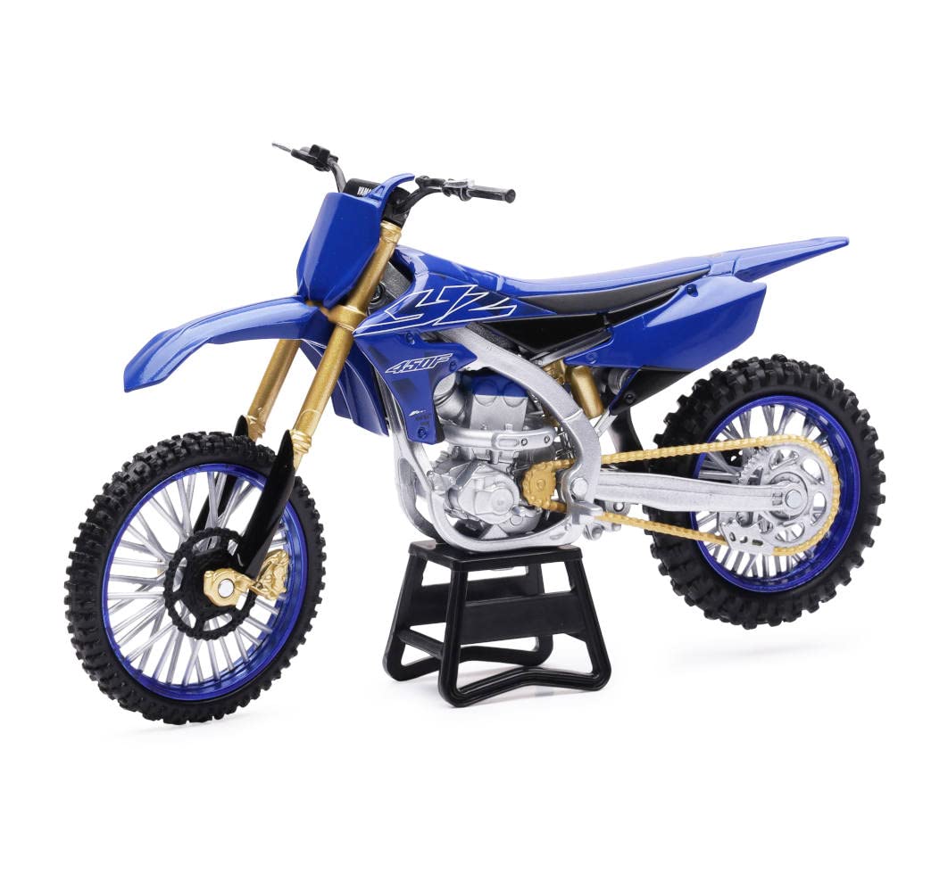 Yamaha YZ450F Dirt Bike Motorcycle Blue and Black 1/6 Diecast Model by New Ray