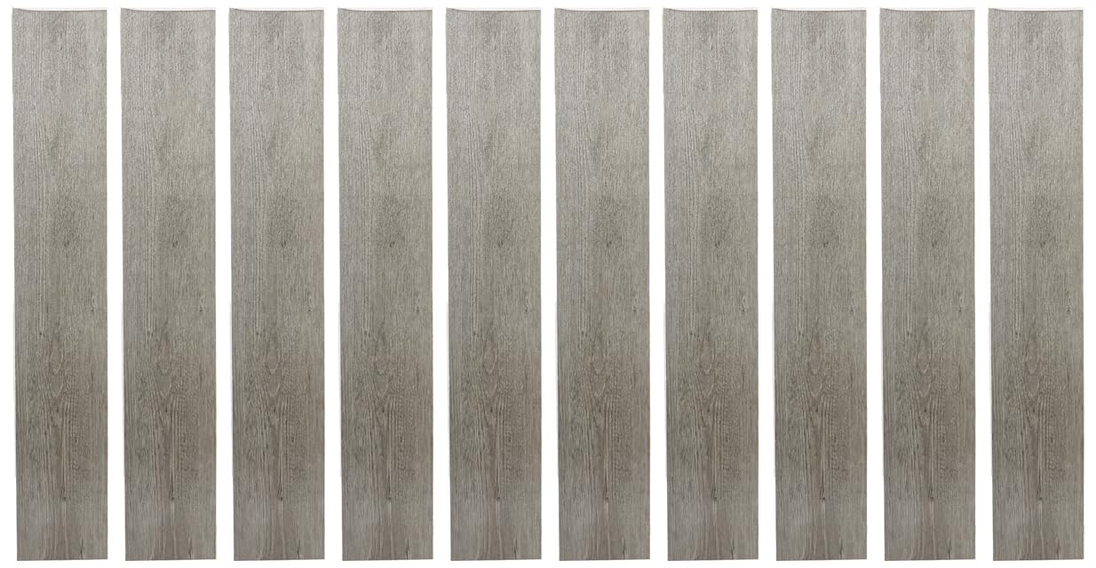 Nexus 1.2mm Vinyl Planks 6x36 - Light Grey Oak - 10 Planks