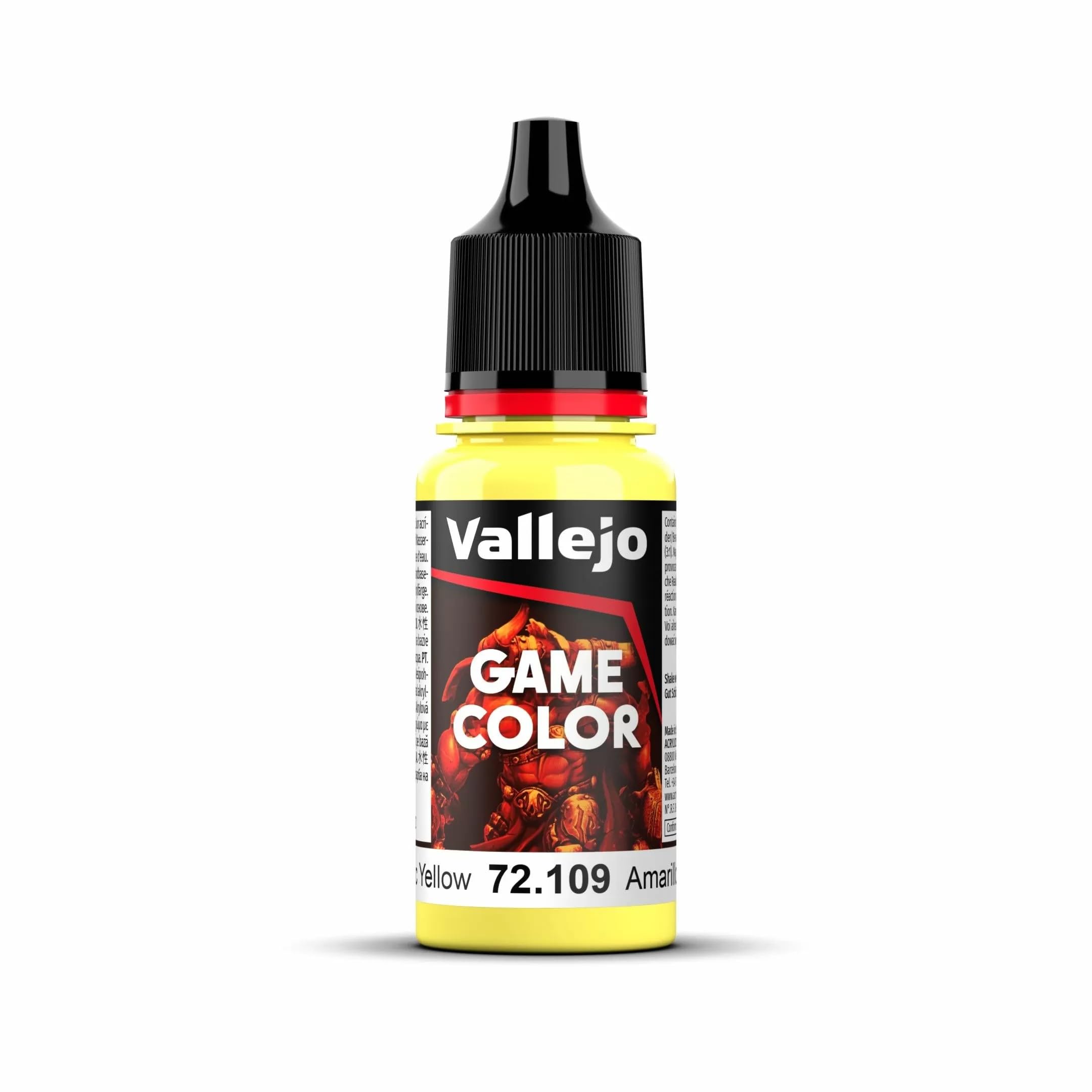 Vallejo Game Color 72109 Toxic Yellow (18ml)