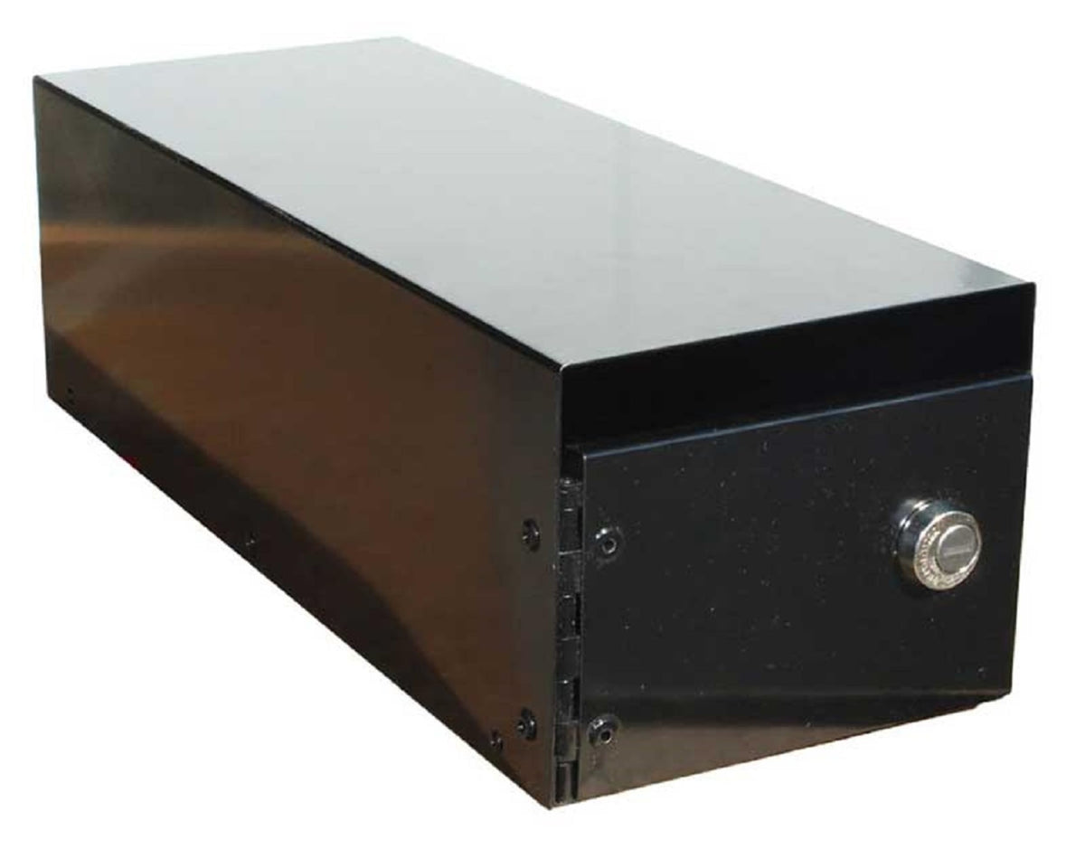 Qualarc Lmc-Lkit Lewiston Mailbox Locking Conversion Kit Black, 16D X 6.5W X 5H