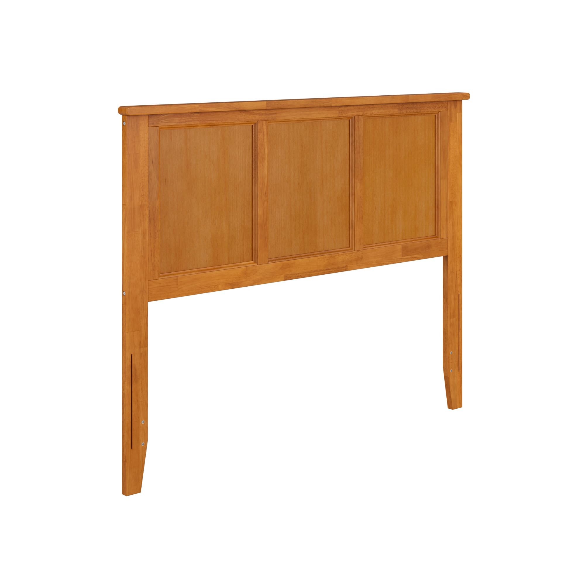 Madison Full Solid Wood Panel Headboard in Light Toffee