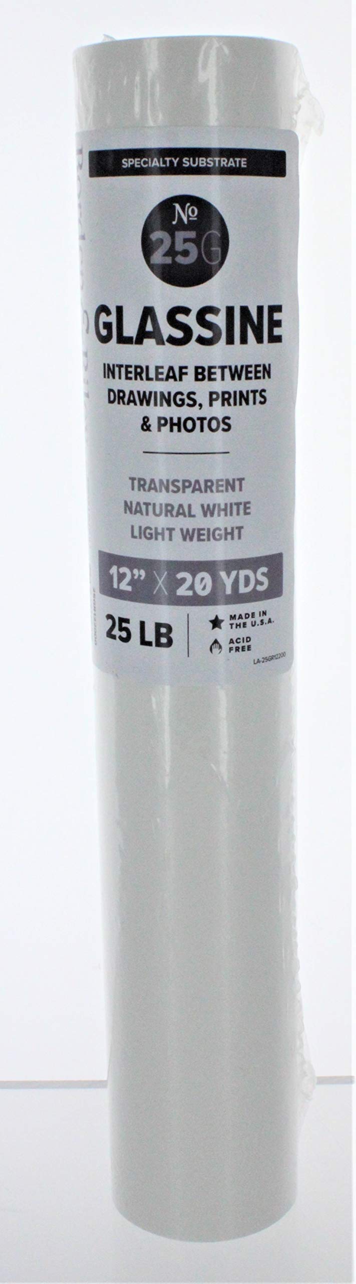 Glassine Rolls 25 Lb 12 Inches X 20 Yards