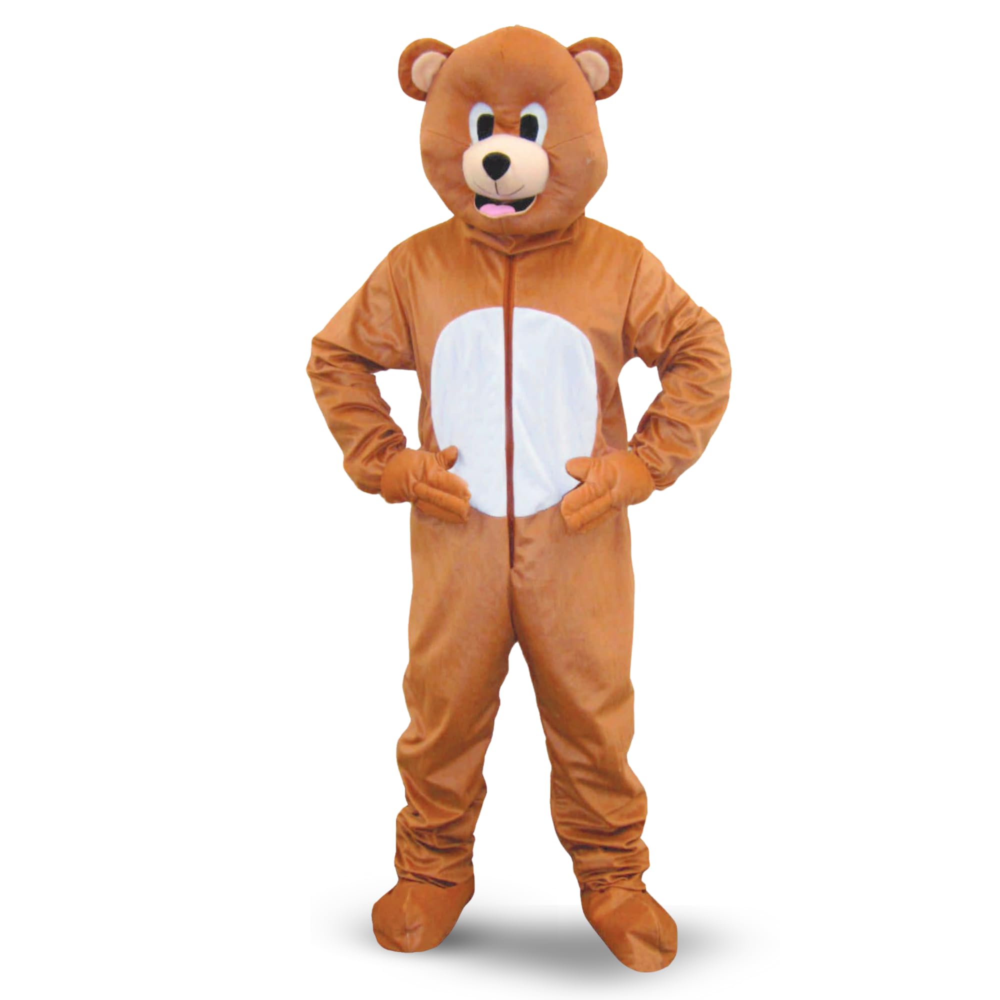 Brown Bear Mascot - Size Medium (8-10)