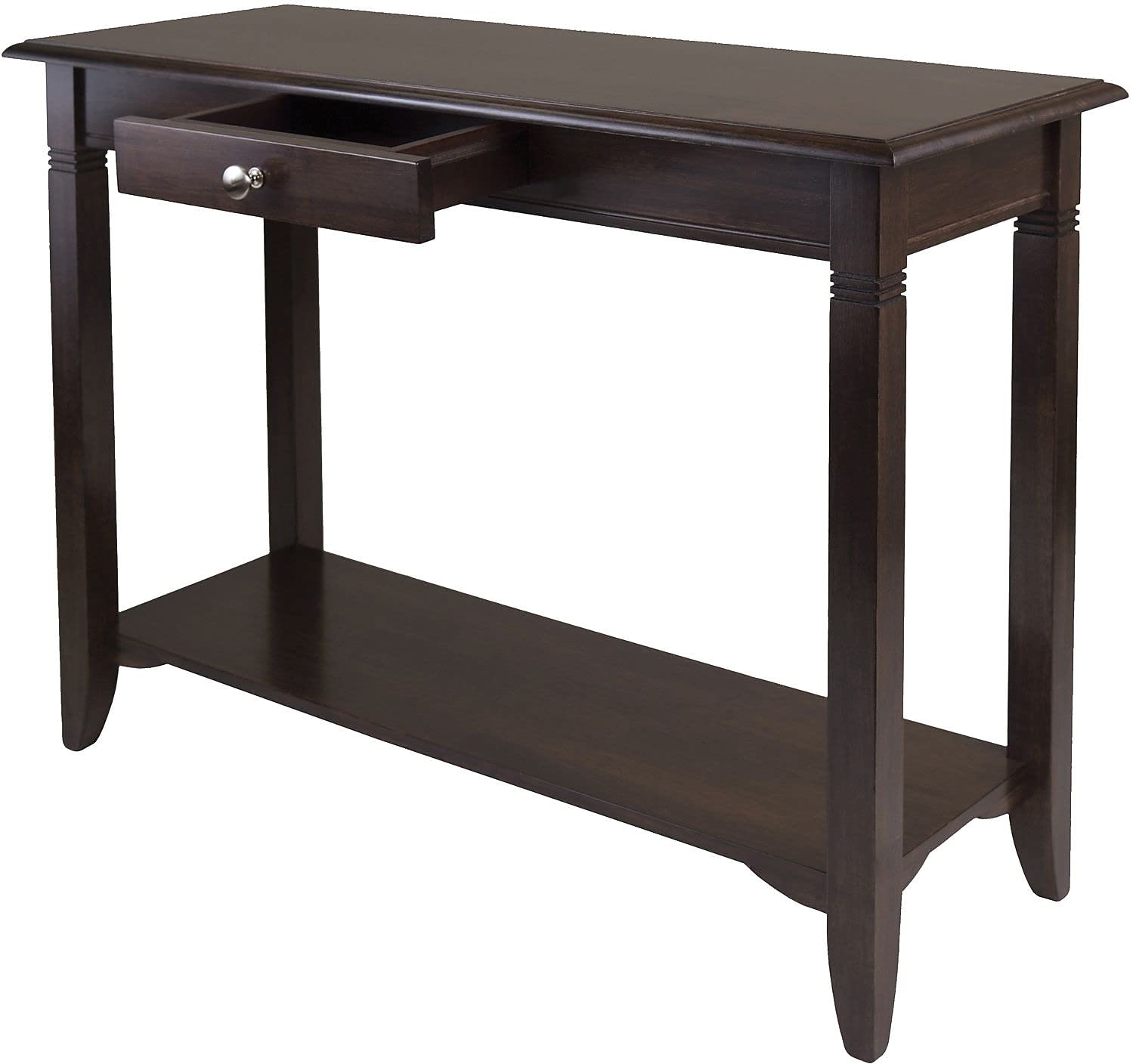 Casafoyer Nolan Minimalist Console Table with Drawer and Open Shelf ( Pack of 2 )