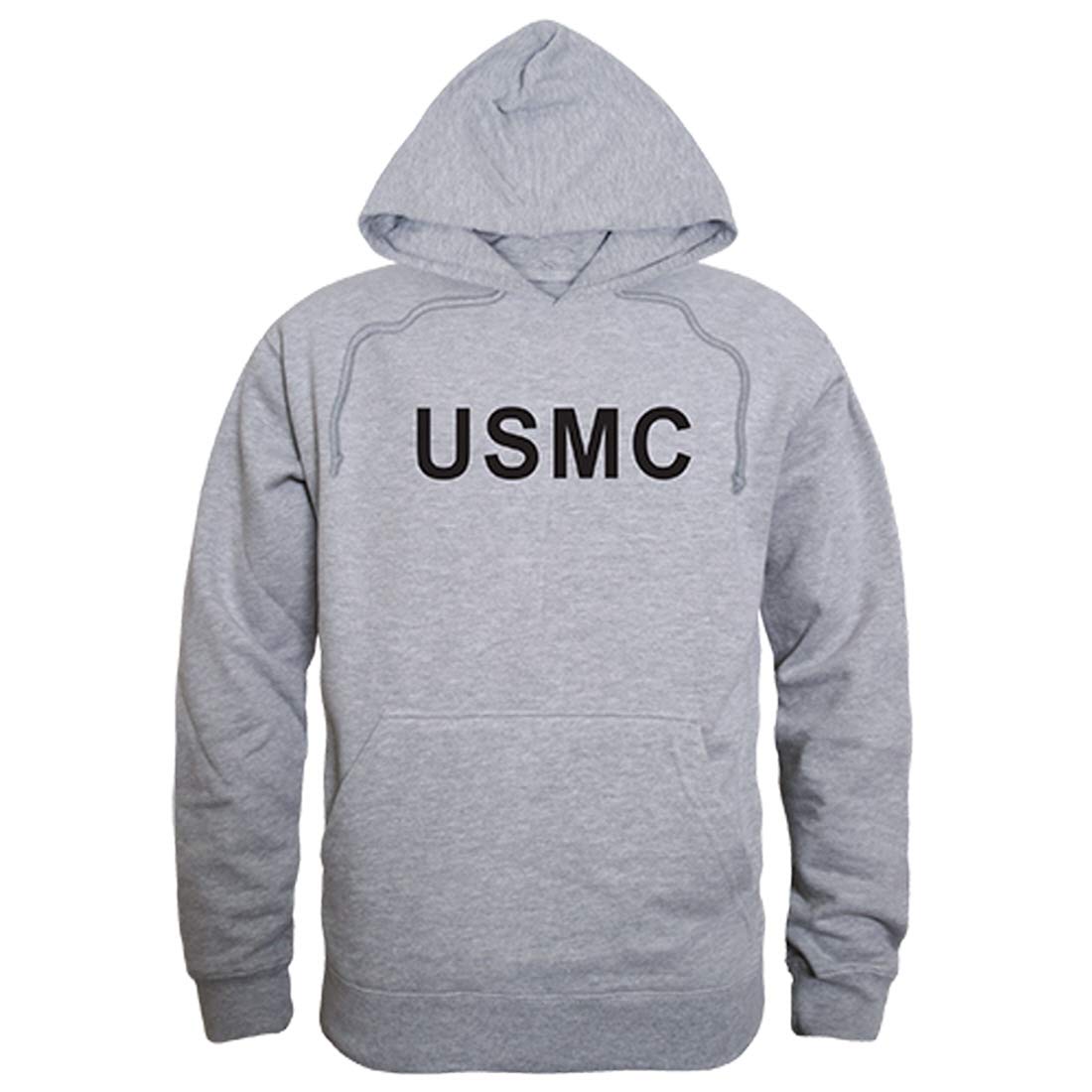 Graphic Pullover, USMC, H.Grey, 2X
