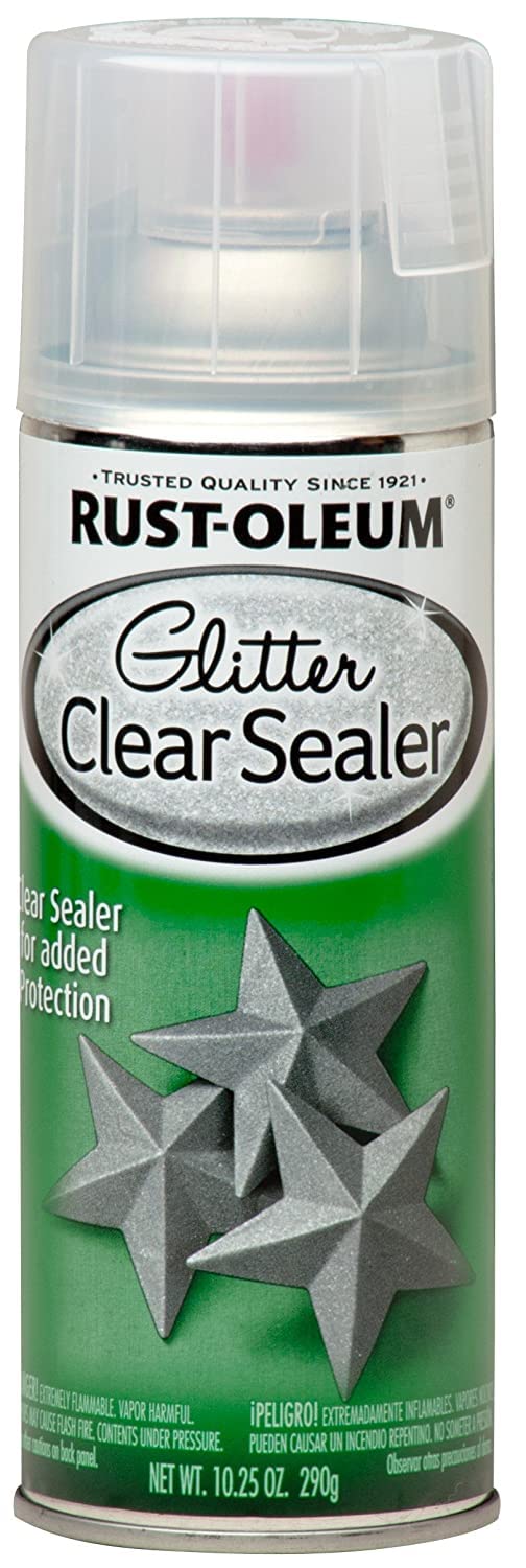 Rust-Oleum 267736 Specialty Glitter Spray, 1025 Ounce , Clear Sealer