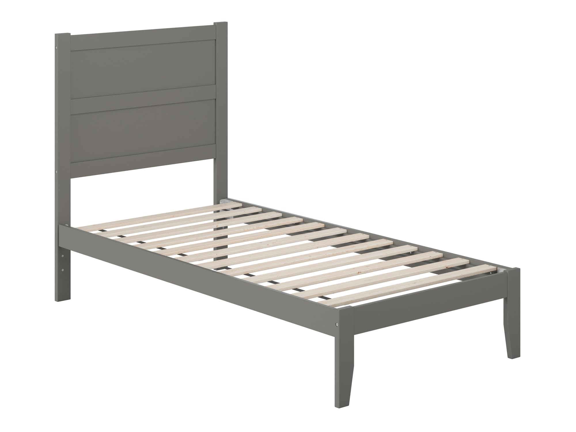 NoHo Twin Platform Bed in Grey