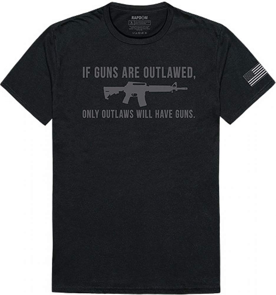 Tactical Graphic T, Outlawed, Black, M