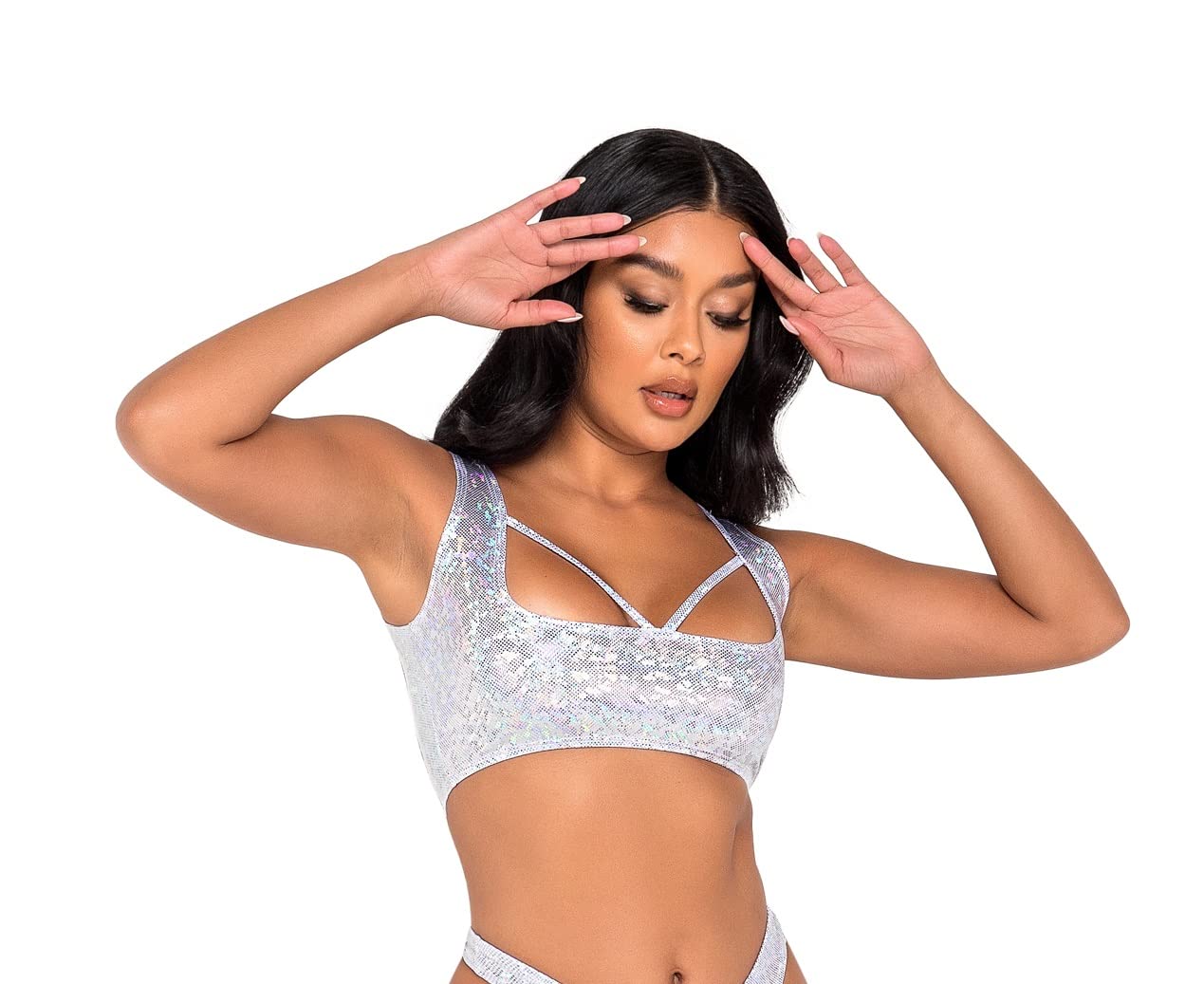 6072 - Shimmer Bottom - Large / White