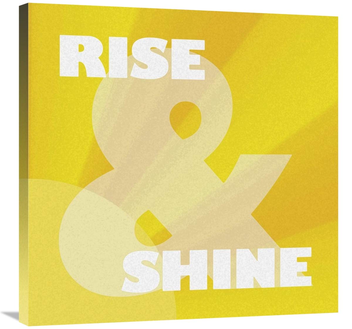 Morning Sentiments - Rise and Shine-Canvas Art-30x30”