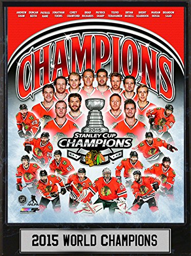 9x12 Plaque - 2015 Stanley Cup Champions Chicago Blackhawks