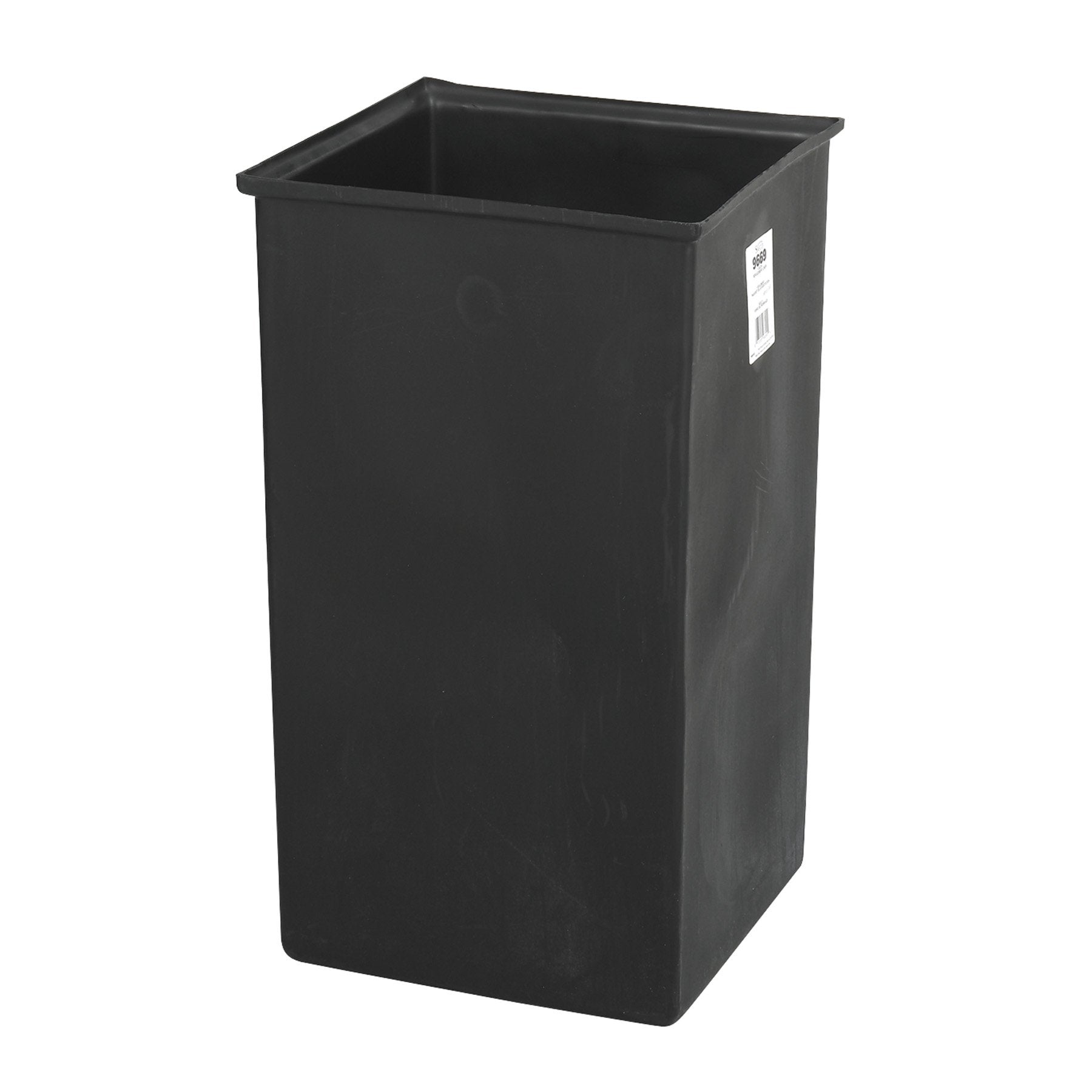 Rigid Liner for SAF9728/SAF9729 Waste Receptacles, Plastic, 36 gal, Black