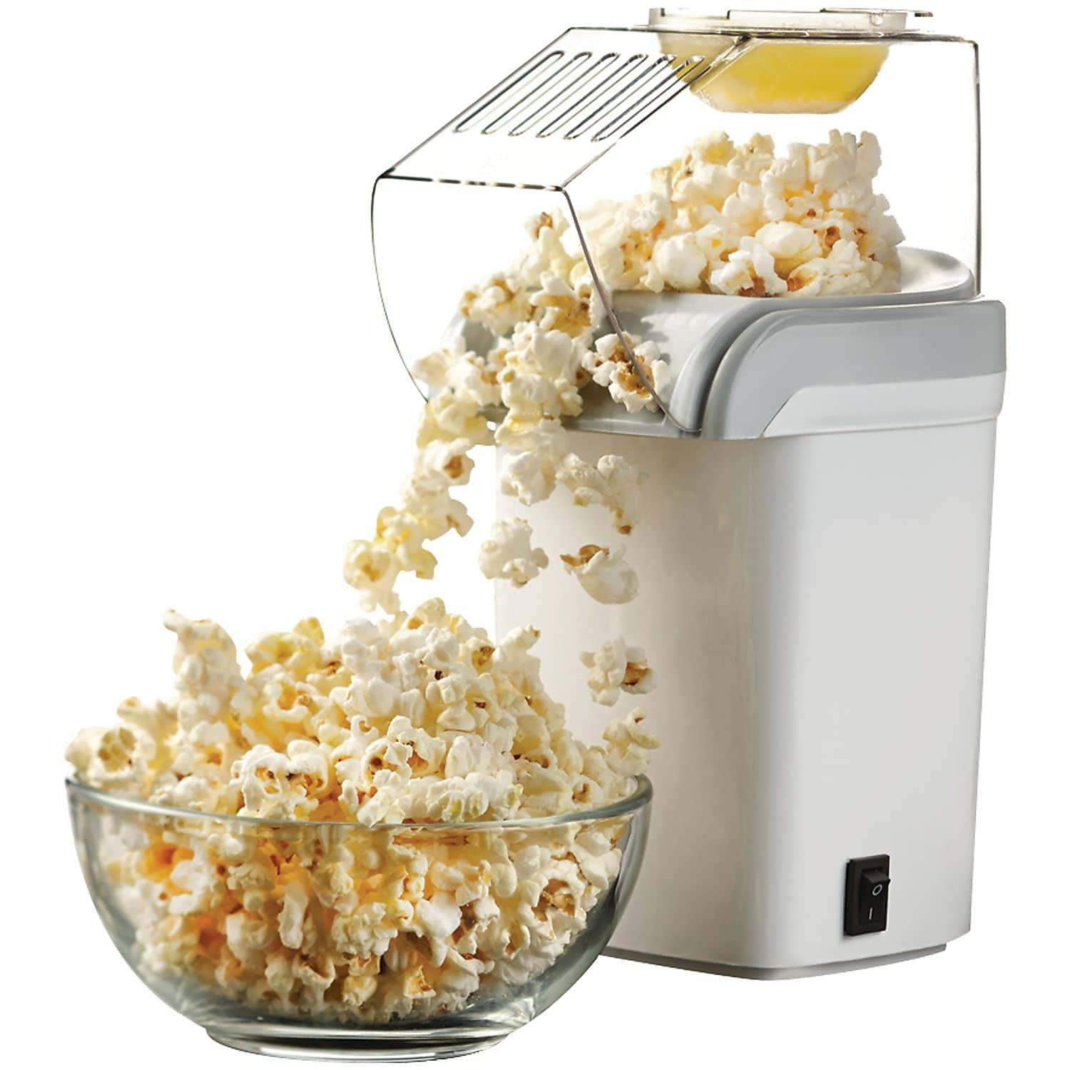Hot Air Popcorn Maker- White