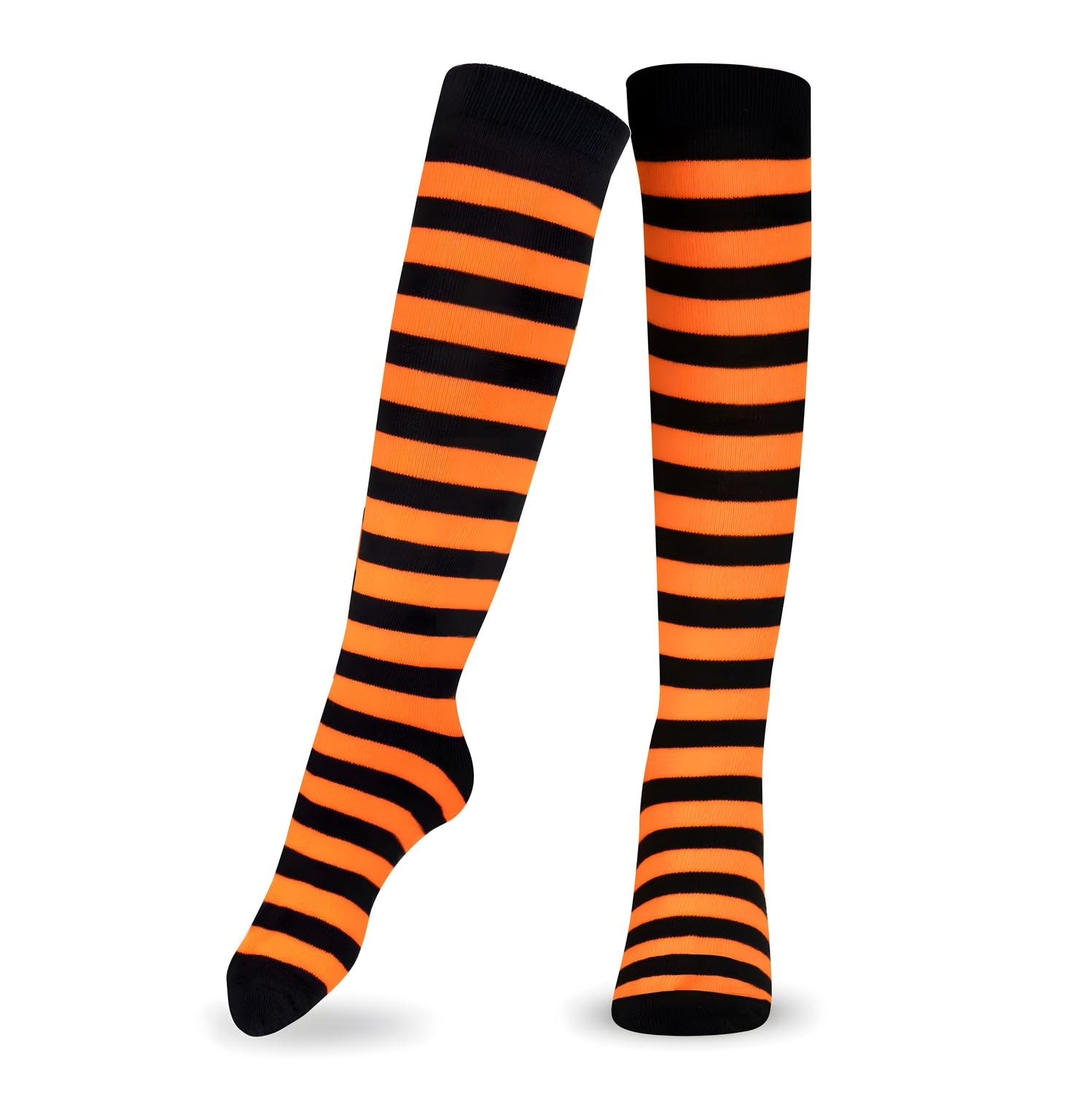 Black and Orange Socks - Size 14