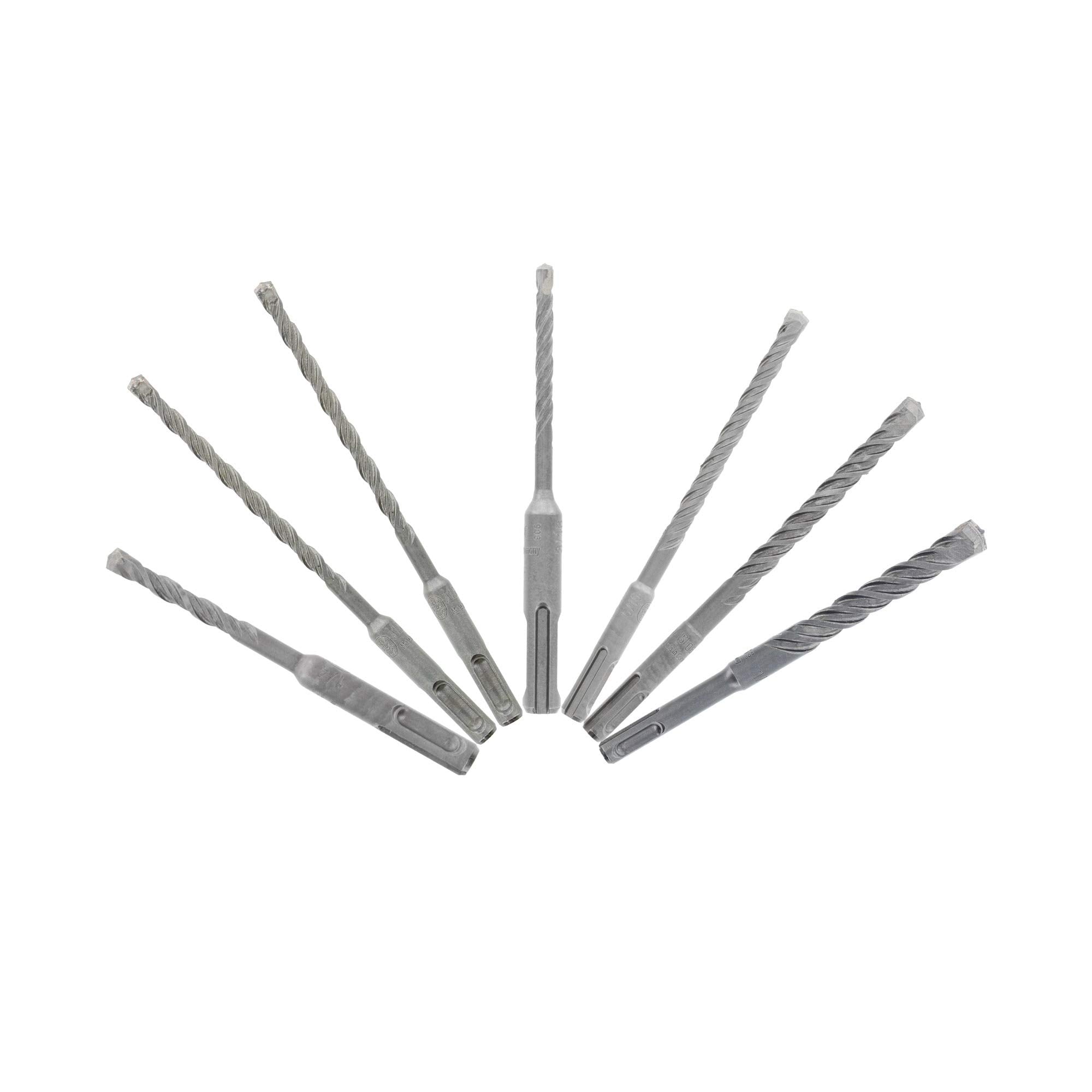 Diablo 7Pc Rebar Demon Sds-Plus 4-Cutter Full Carbide Head Hammer Bit Set